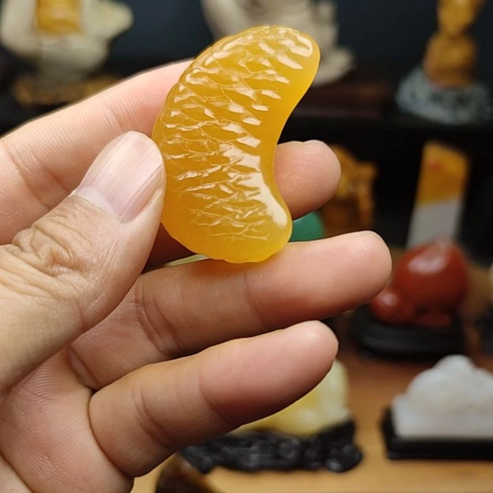 寿山石印石手把件手把件