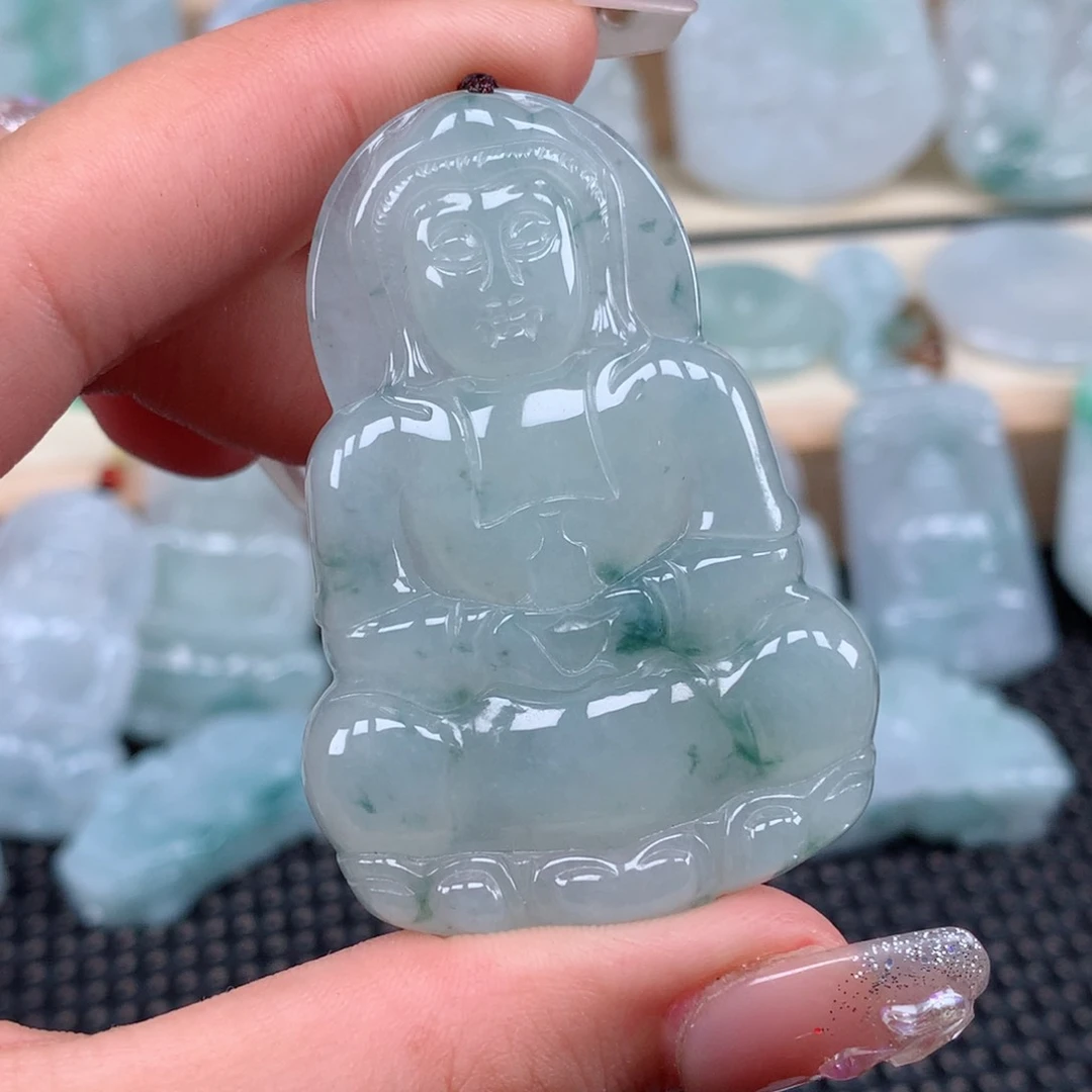 翡翠未镶嵌颈饰天然翡翠