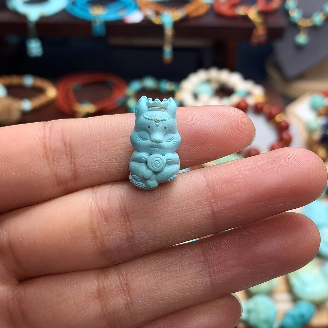 未镶嵌绿松石挂件