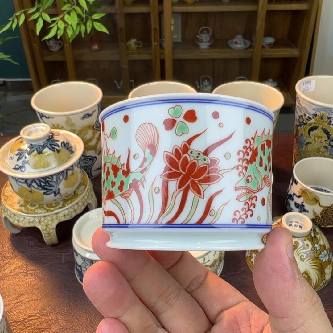 杯景德镇手工手绘陶瓷