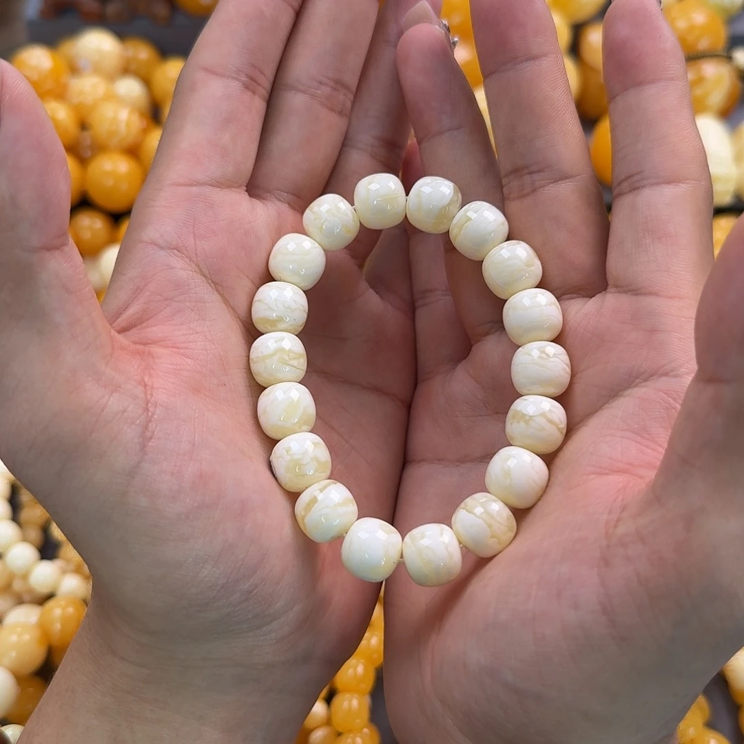 蜜蜡未镶嵌珠宝奇石同料12mm