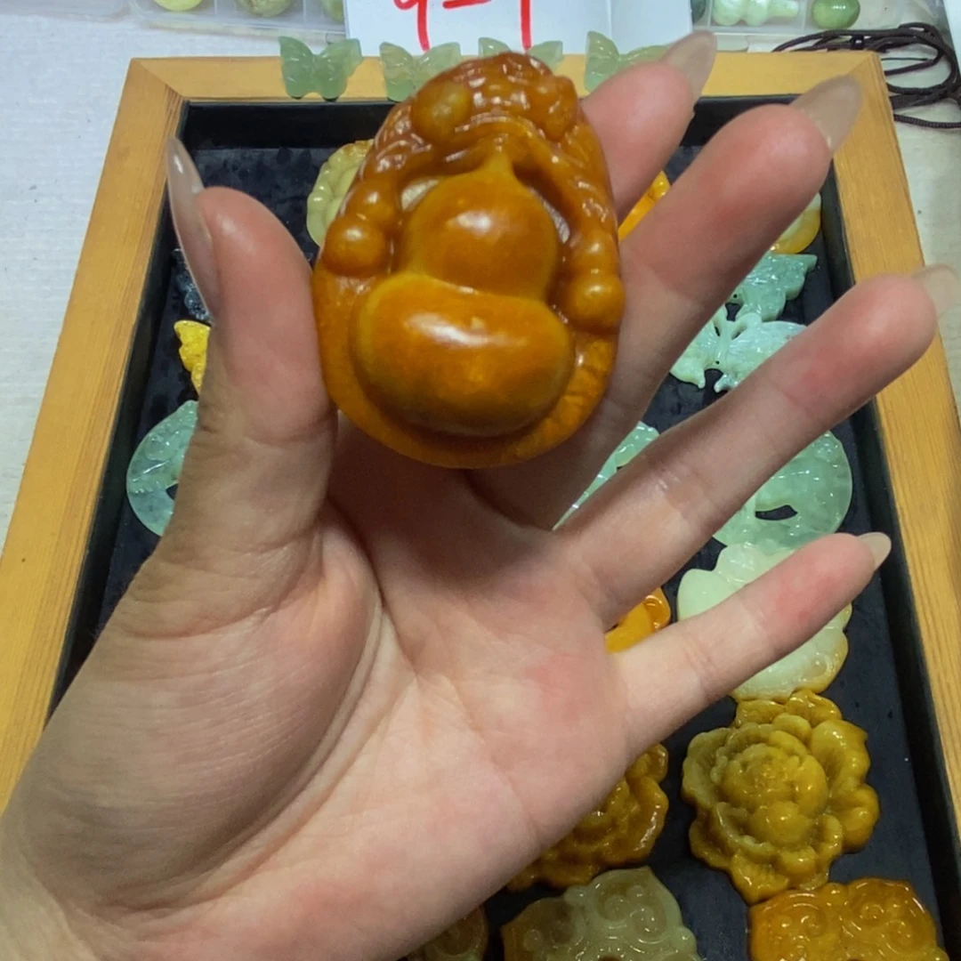 蛇纹石玉未镶嵌颈饰170