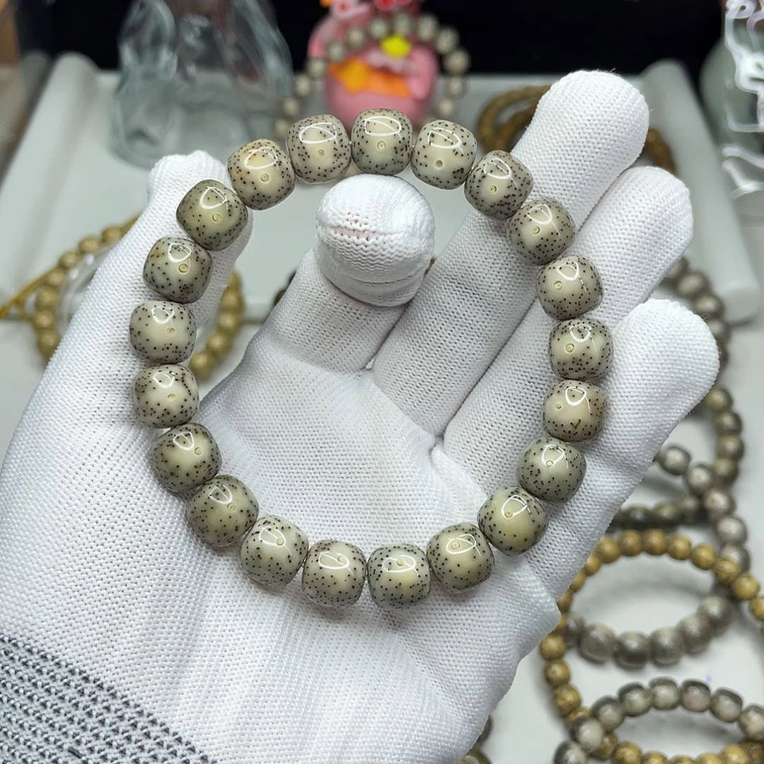 手串星月菩提11mm 青花大眼细星