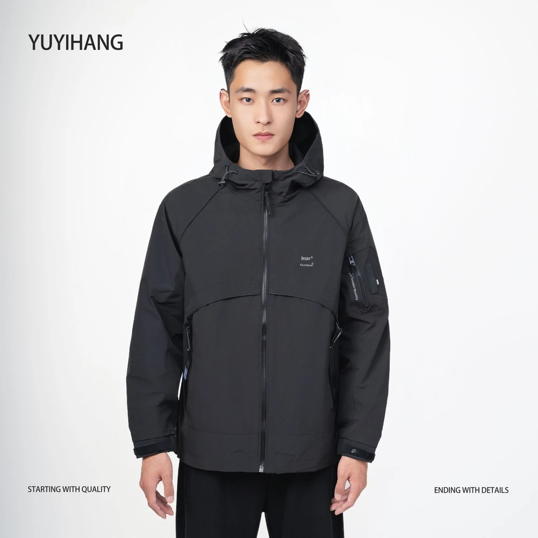 秋款奢潮防风防水硬壳冲锋衣男装男装秋季款爆款2025新款