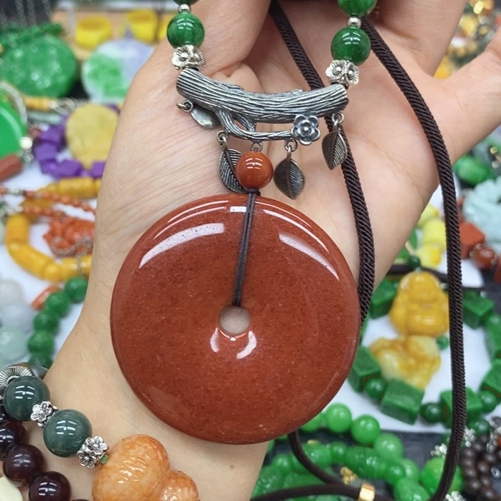 翡翠未镶嵌颈饰F****y项链31