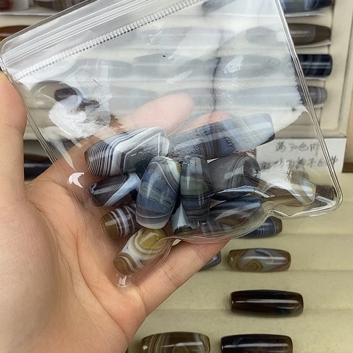 茶***外玛瑙/玉髓合金颈饰