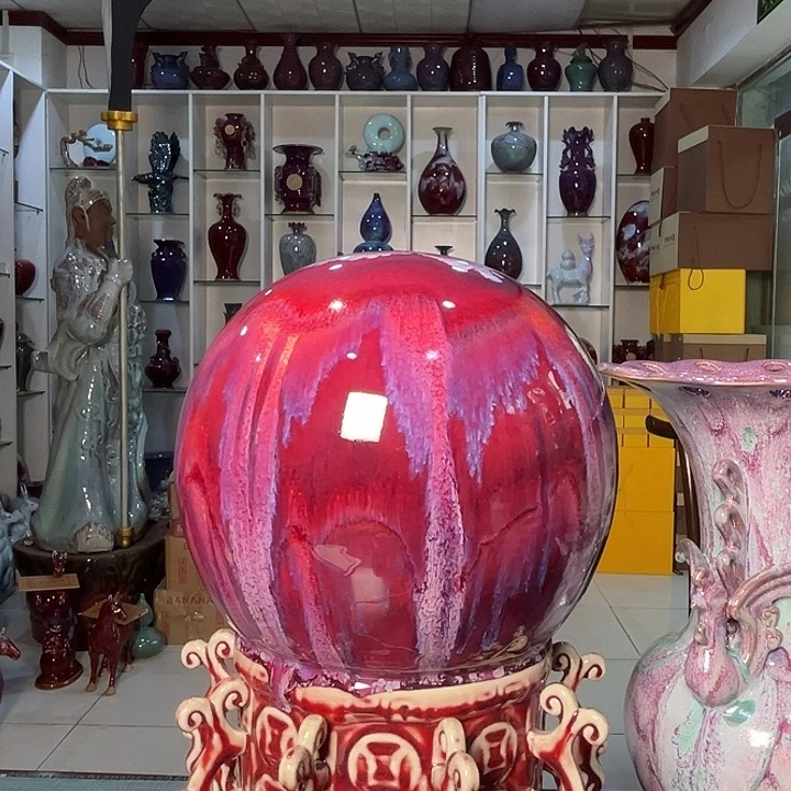 杜***刚瓷片钧瓷钧瓷摆件钧瓷摆件