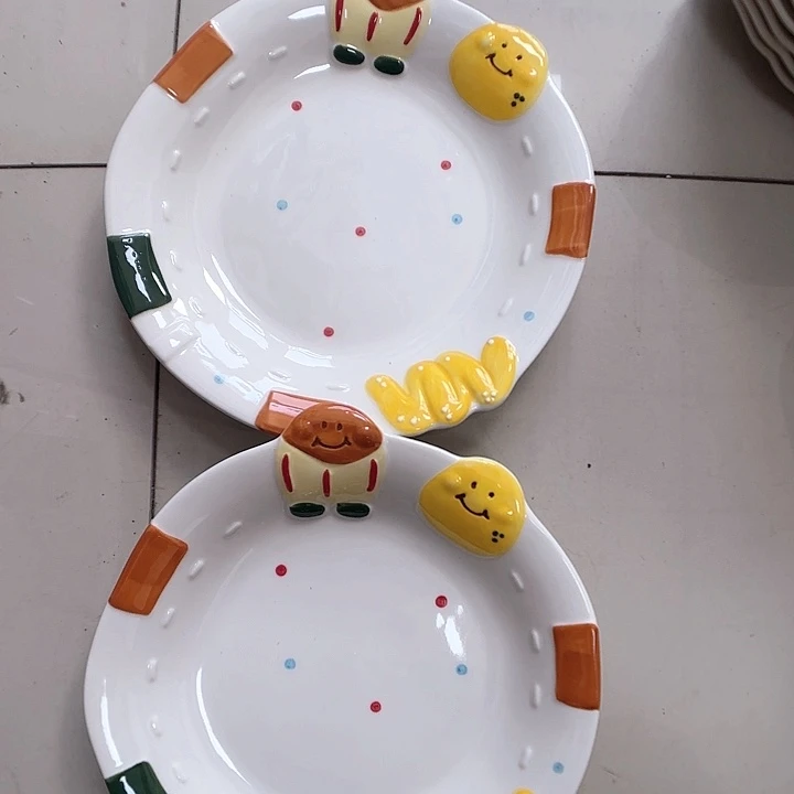 瓷片瑕疵特价陶瓷深盘