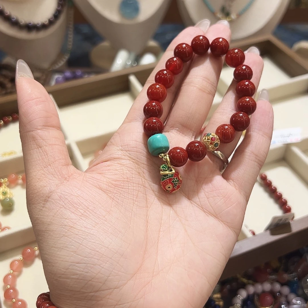 未镶嵌手链南红玛瑙芹****～