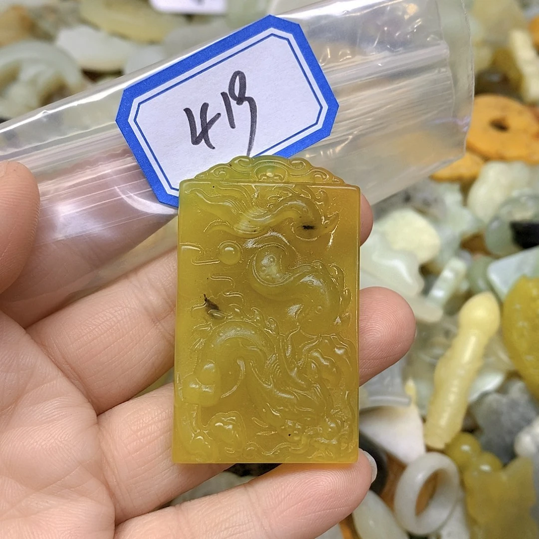 蛇纹石玉颈饰未镶嵌419