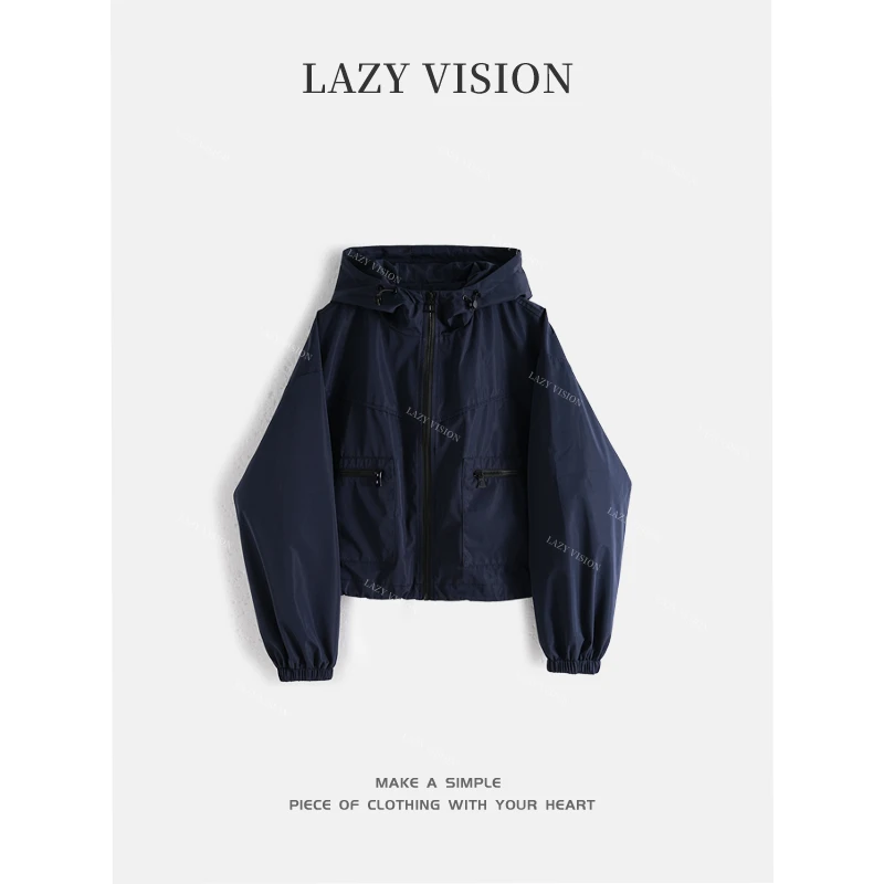 LAZYVISION连帽休闲女士外套ZMD-32281小小