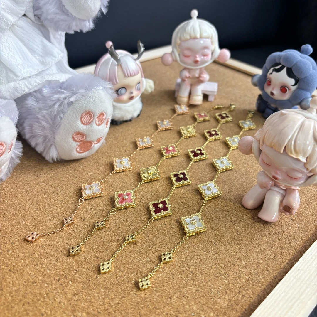 铜合金锆石手链 气质百搭菱形手链 1102