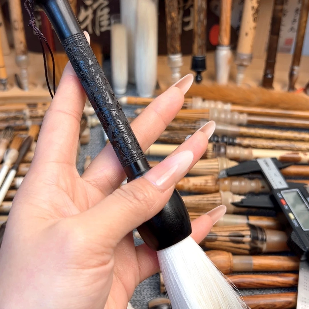 纯羊6.5 ✖️1.7黑檀雕刻