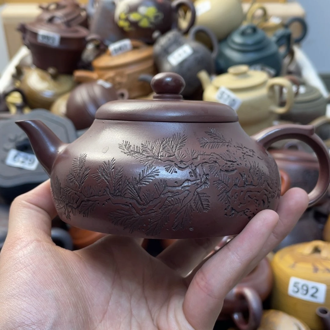 紫砂茶壶靓*强紫砂微瑕