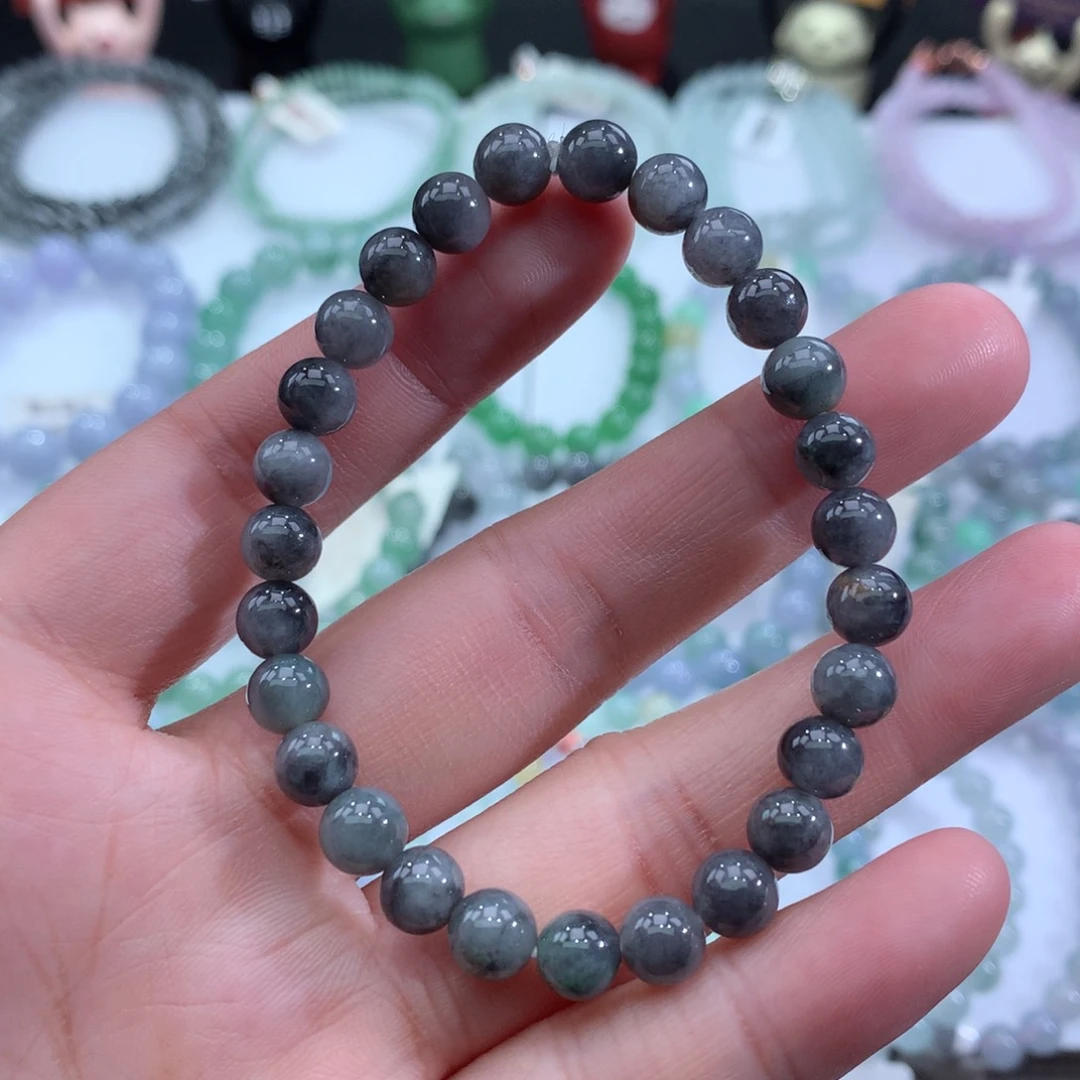 翡翠手链未镶嵌天然