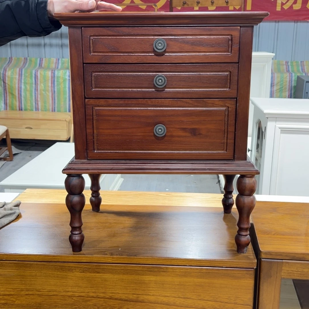 实木抽屉款程*床头柜实木