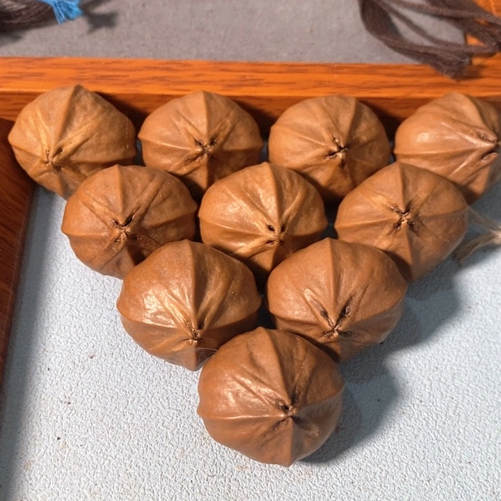 手串橄榄核8282精品4花老树王蒜头铁核9+1颗