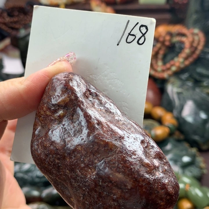 岫岩河磨玉（透闪石质玉）手把未镶嵌