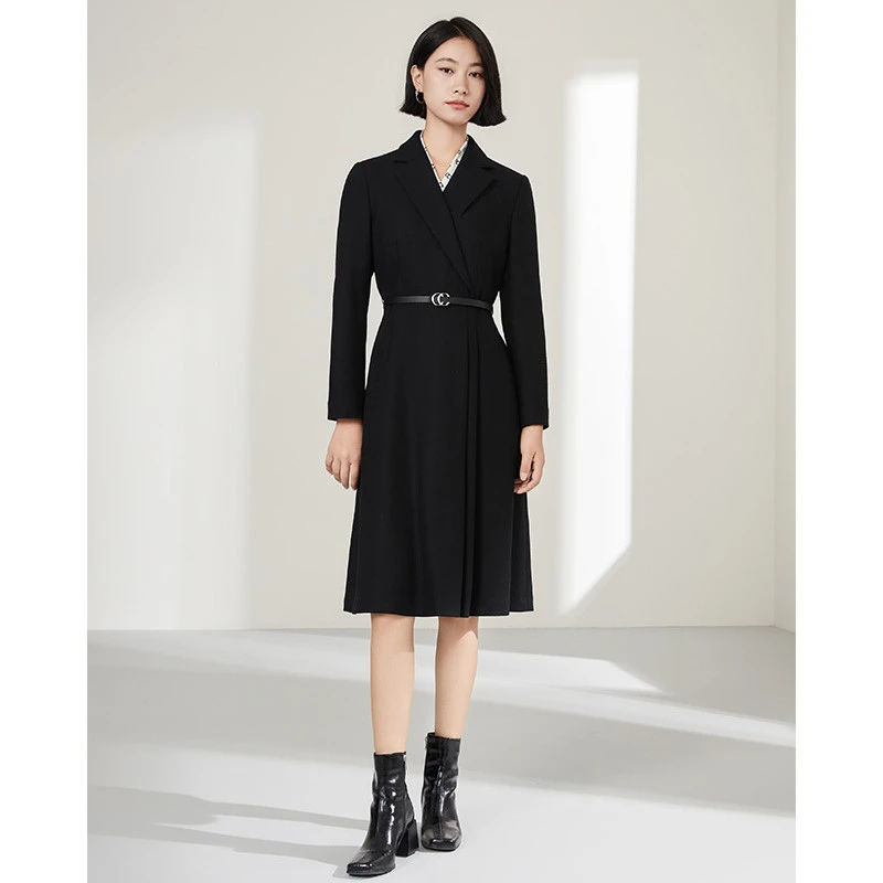 【KK专属】通勤时尚收腰不规则智雅优雅西装裙女CF04501A1