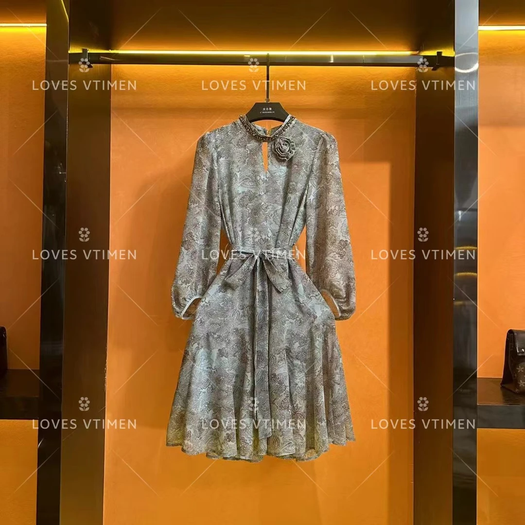 【vian专属】夏季时尚百搭法式气质连衣裙LOVES-A1011