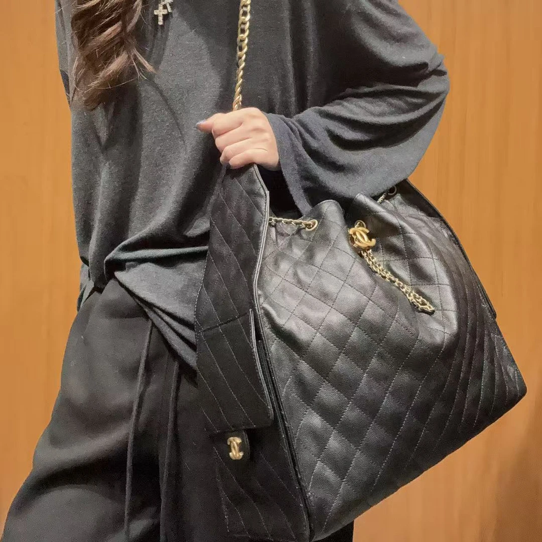 95新 Chanel/香奈儿 【蕾】 87 09419 黑色25bag包