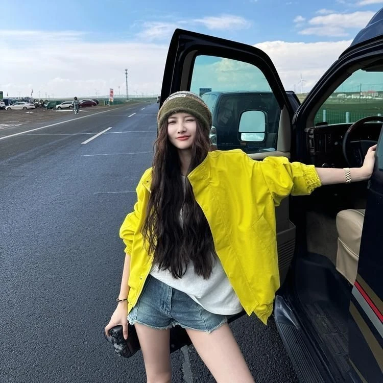 美式户外工装冲锋衣女秋季新款飒穿搭新款外套独特超好看百搭夹克