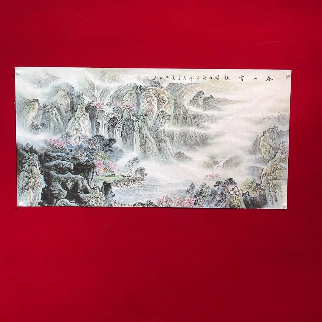 国画凌行志手绘作品