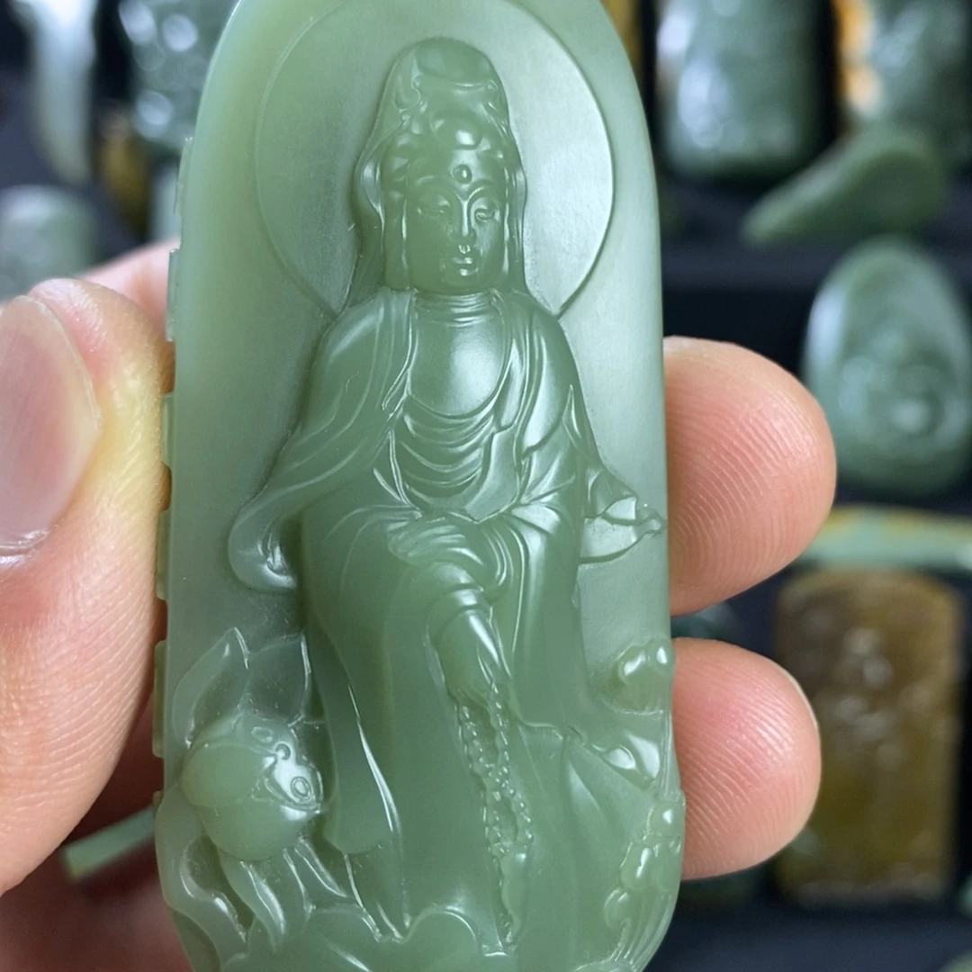 岫岩老玉（透闪石质玉）未镶嵌挂件