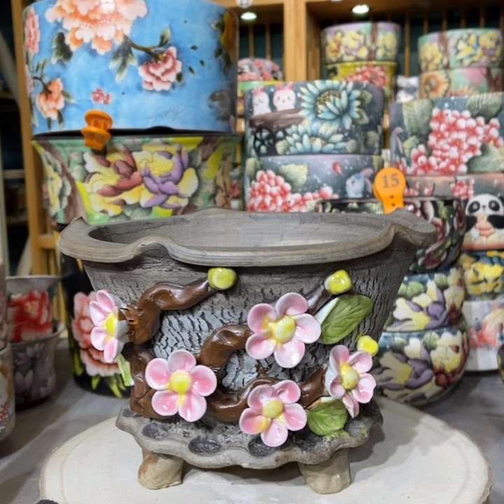 红陶景德镇艺术手绘作品