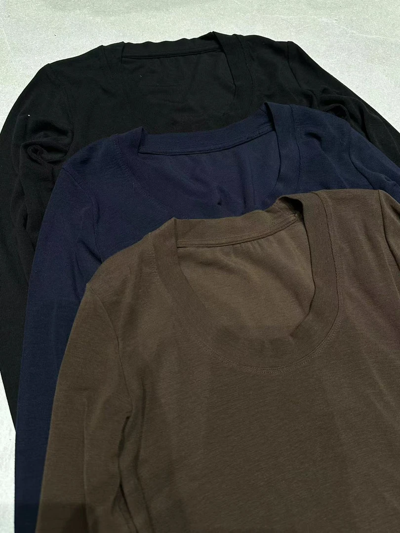 元熙#U领宽松百搭上衣#8081