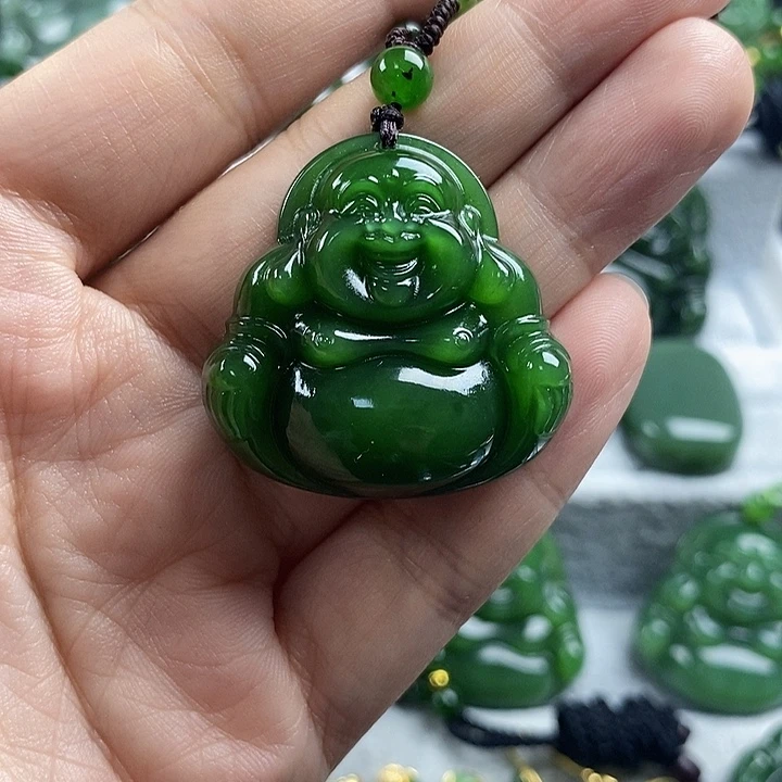 和田玉（碧玉）未镶嵌项链