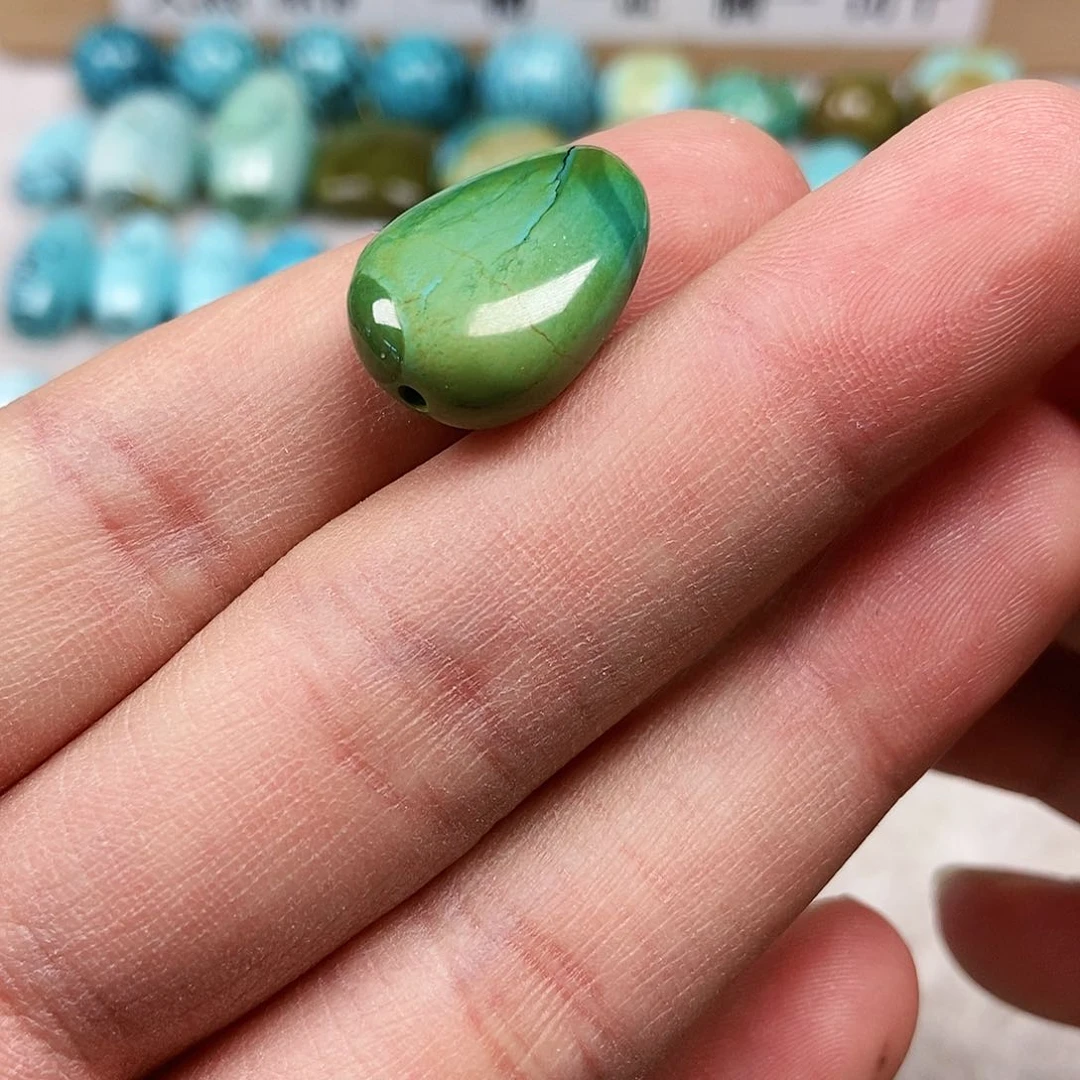 未镶嵌绿松石珠宝半成品