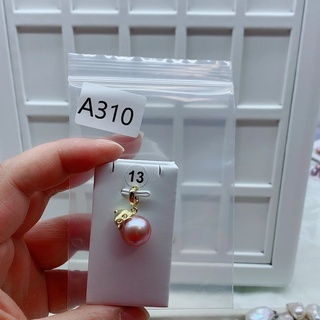 合金淡水珍珠吊坠(不含链)