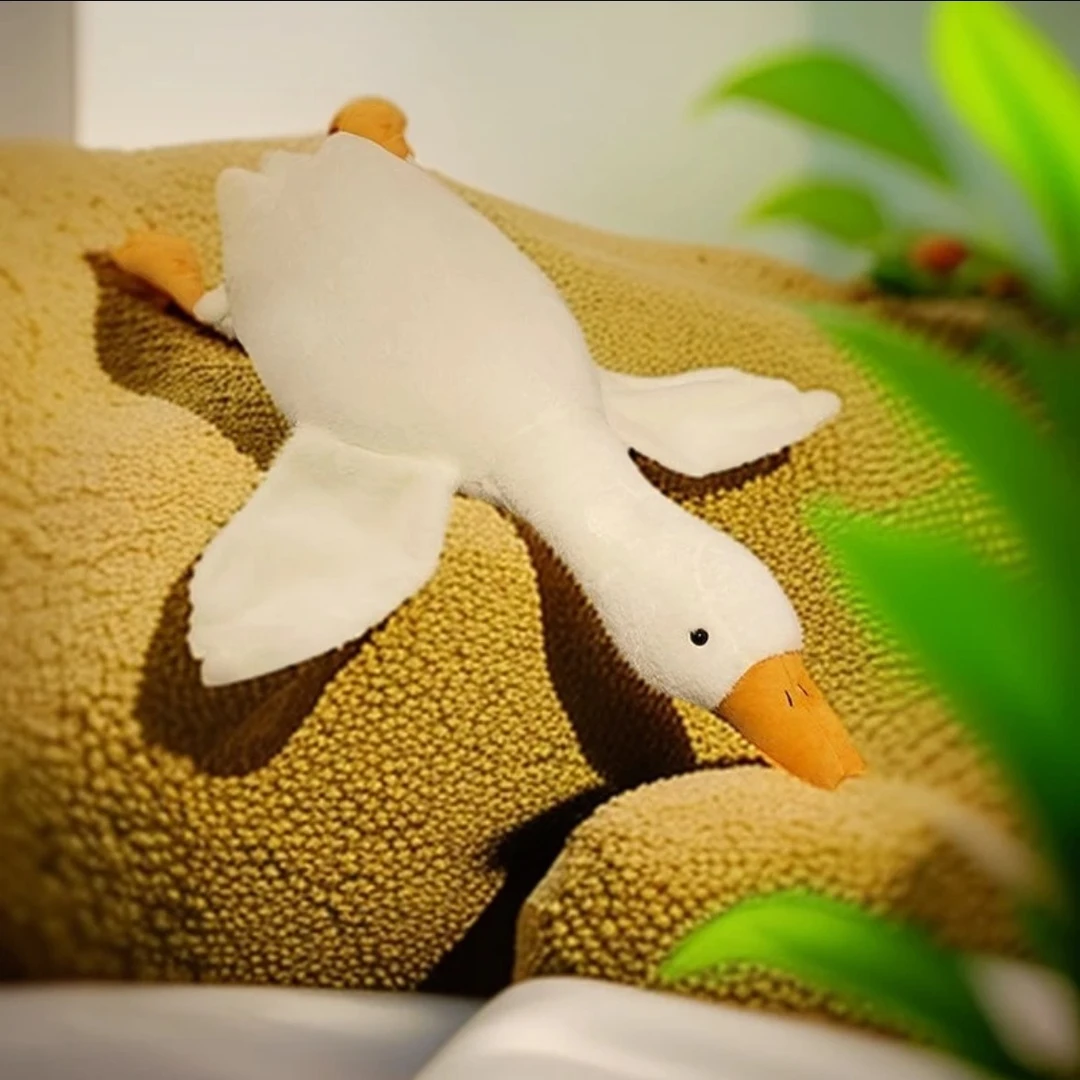 大白鹅抱枕毛绒玩具公仔大鹅玩偶鸭子娃娃睡觉生日礼物女生情人节