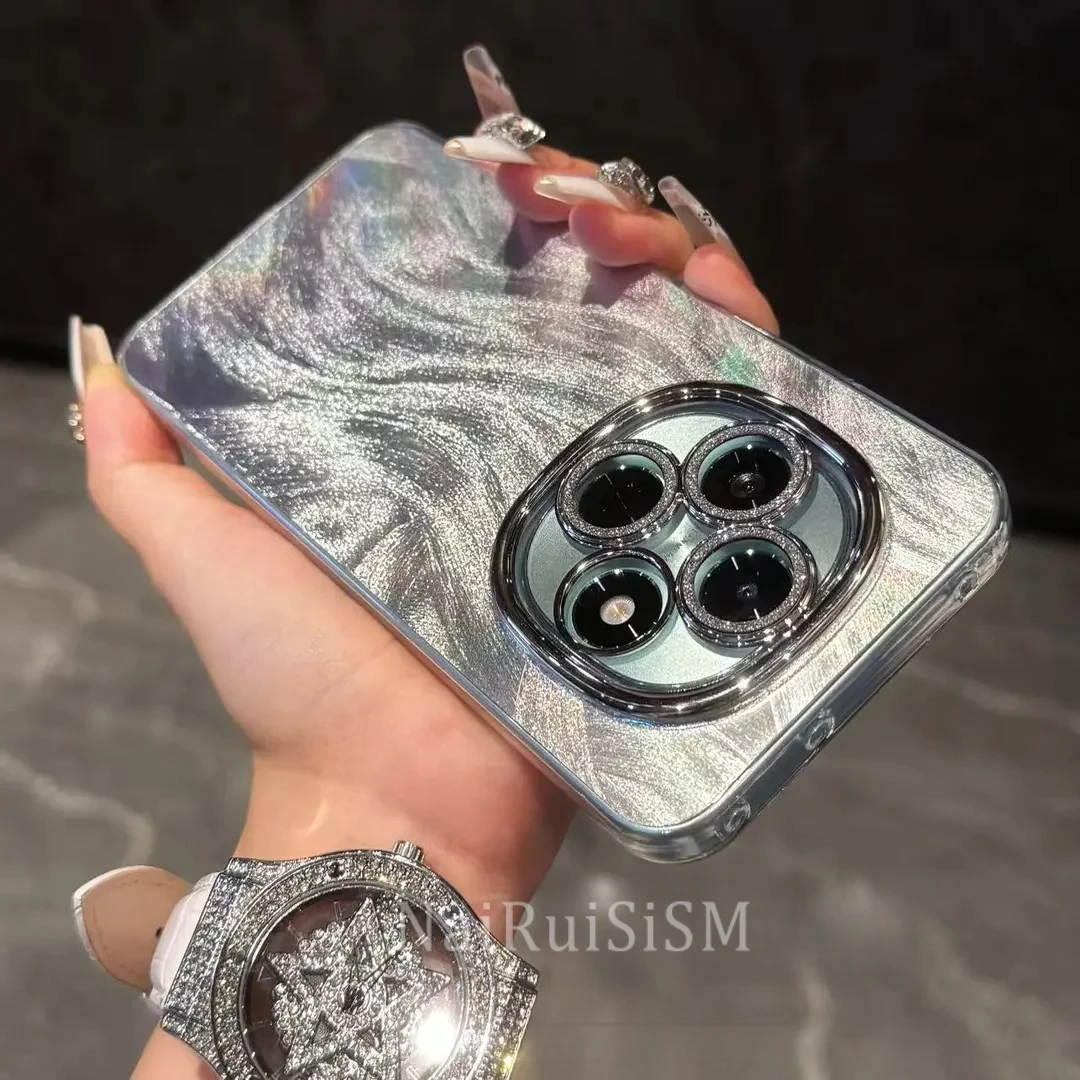 适用oppoa6pro极光羽纱手机壳全包防摔创意简约高颜值a5pro奢华女