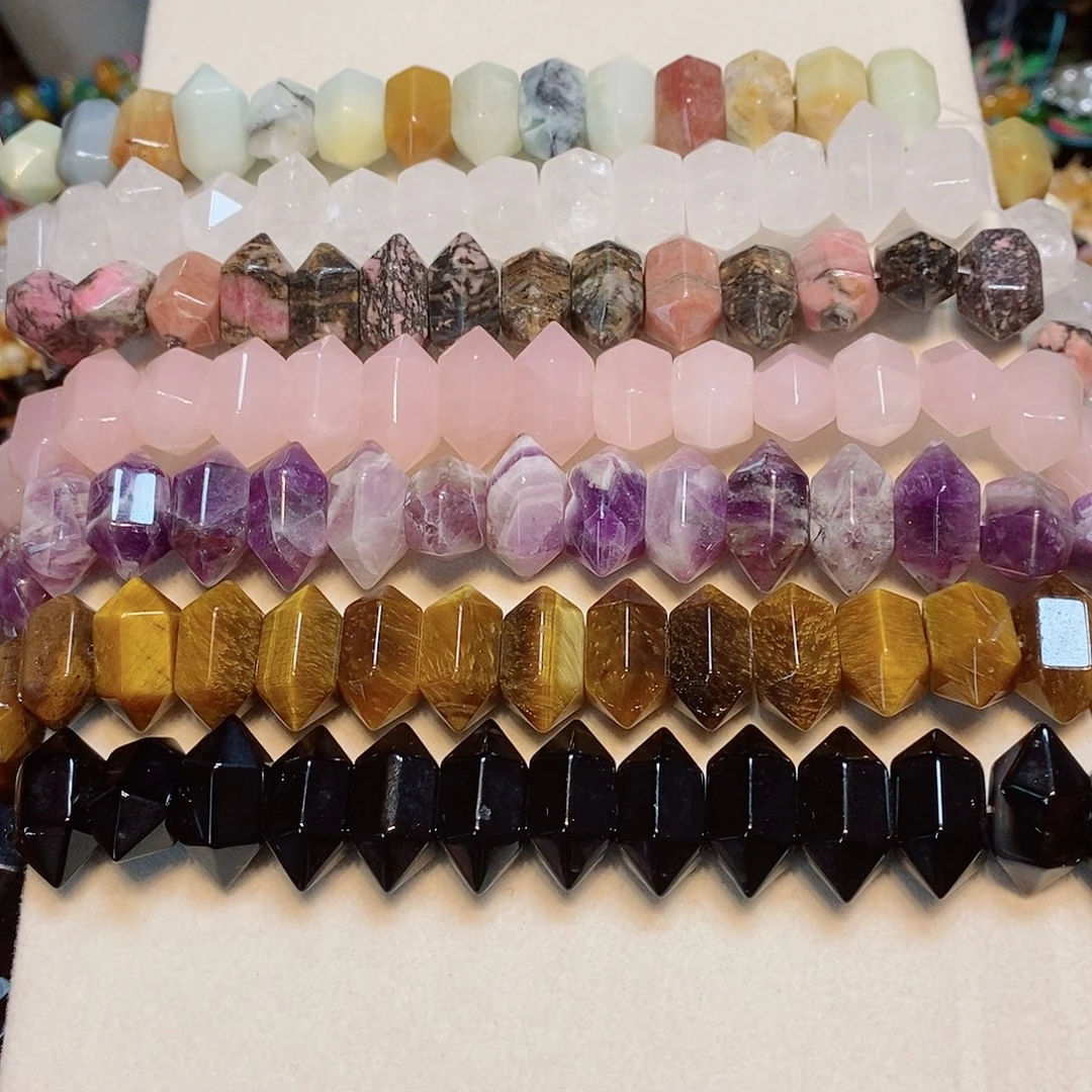 海***朵玛瑙/玉髓散珠水晶10✖️20mm