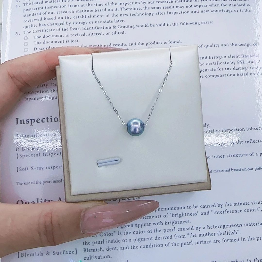 海水珍珠18K金镶嵌颈饰