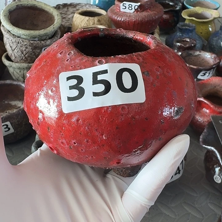 内口4高7粗陶手工制作