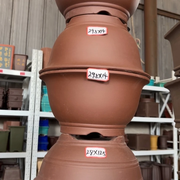 紫砂花盆100-5。