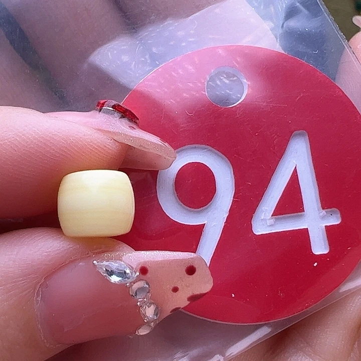 蜜蜡裸石未镶嵌花*虫8mm直切