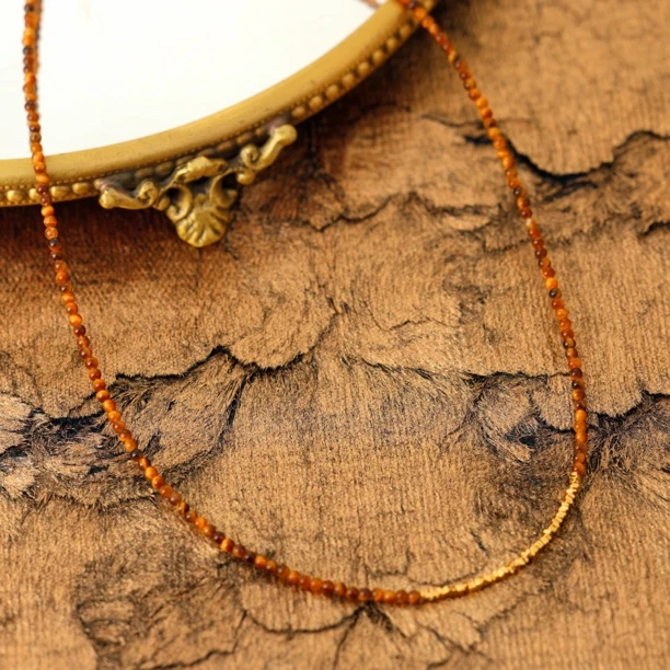 YOYR 链子925银 【夏夏专属】雅丹风碎银项链手工气质轻奢时尚百搭