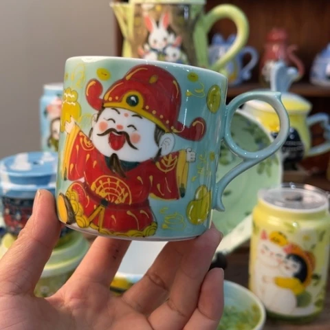 炉景德镇釉下手绘陶瓷