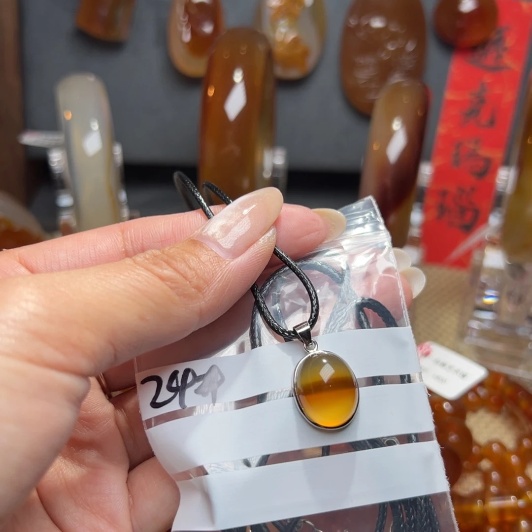 玛瑙/玉髓颈饰合金鹏*喵24