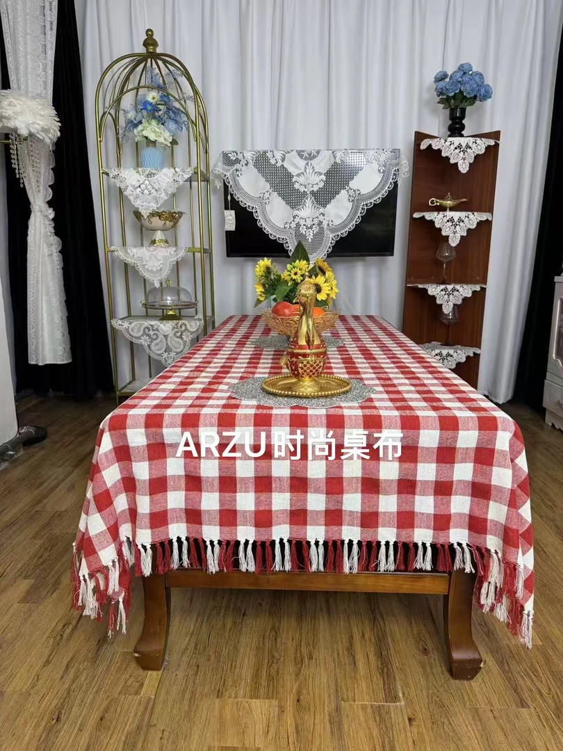 桌布亚麻桌布新疆包邮餐桌布茶几布台布