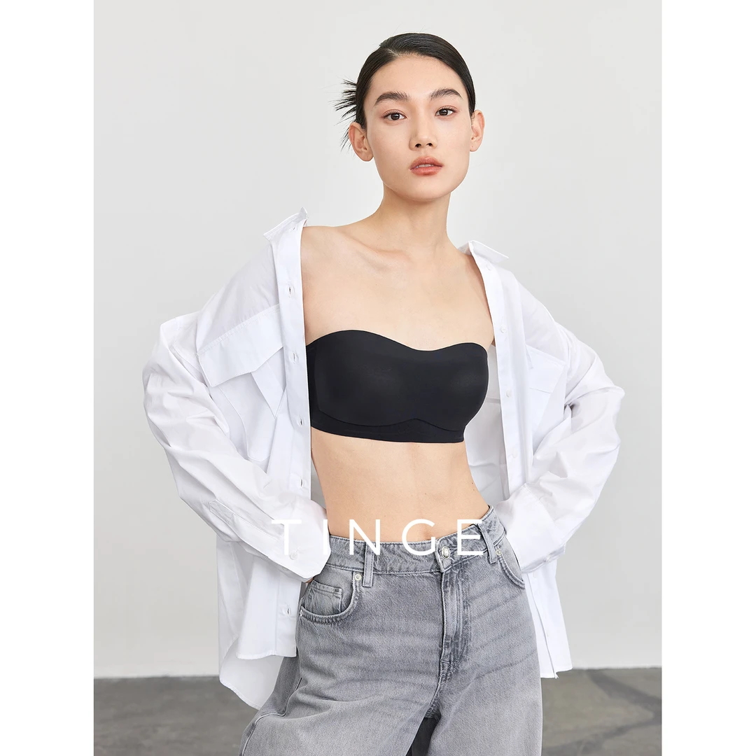 【TINGE】贴己轻薄防滑防走光无肩带抹胸无痕内衣无肩带内衣MX2405