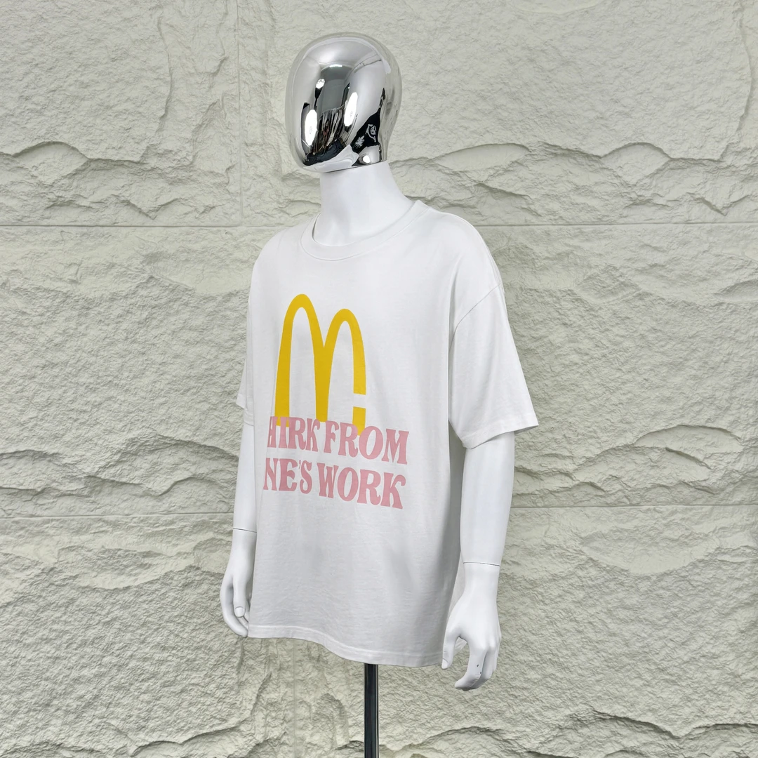 100%纯棉美式复古休闲270重磅短袖t恤夏季宽松百搭半袖上衣ins