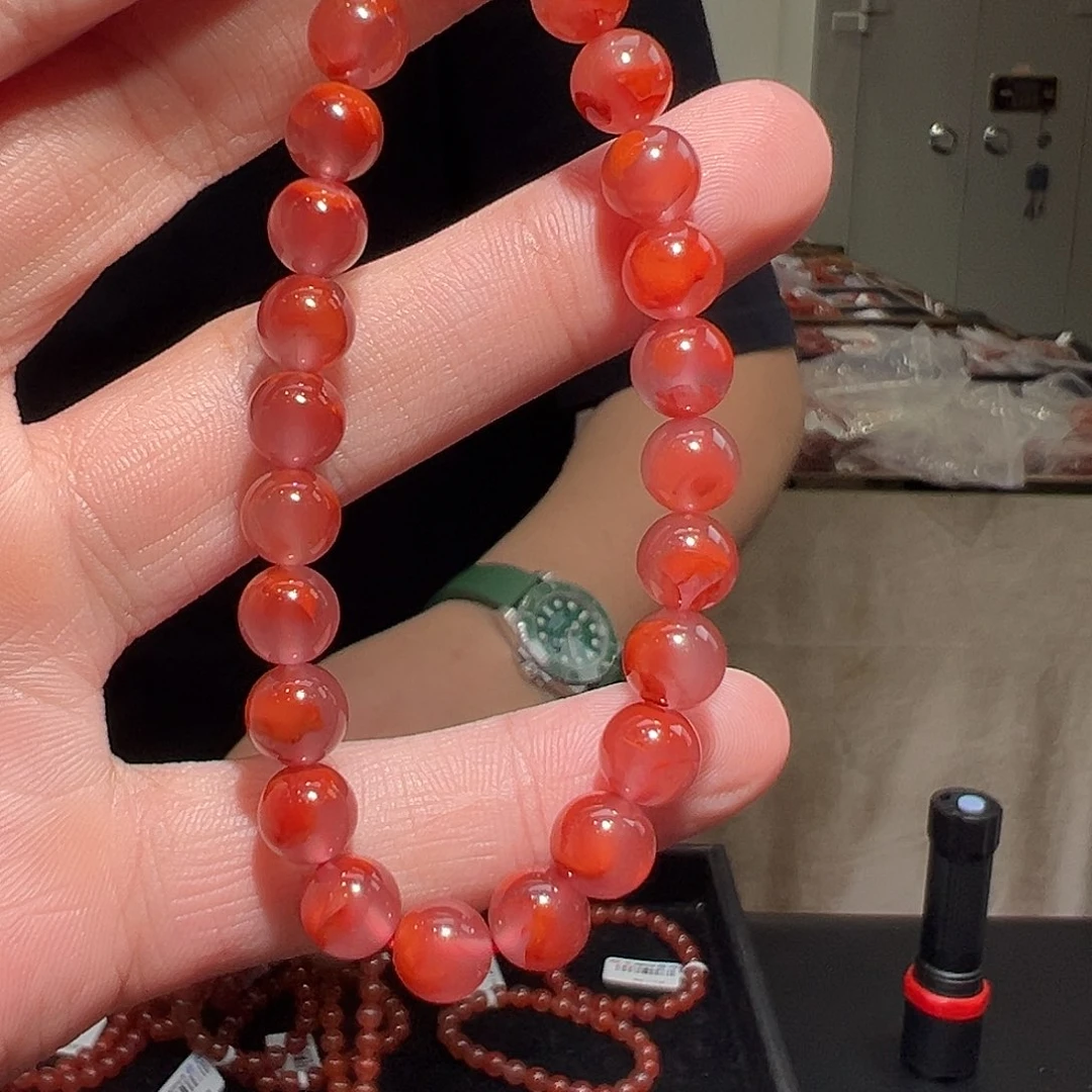 南红玛瑙手链未镶嵌yz01645/多样性发货