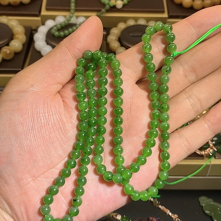 【闪购商品】项链未镶嵌和田玉（碧玉）