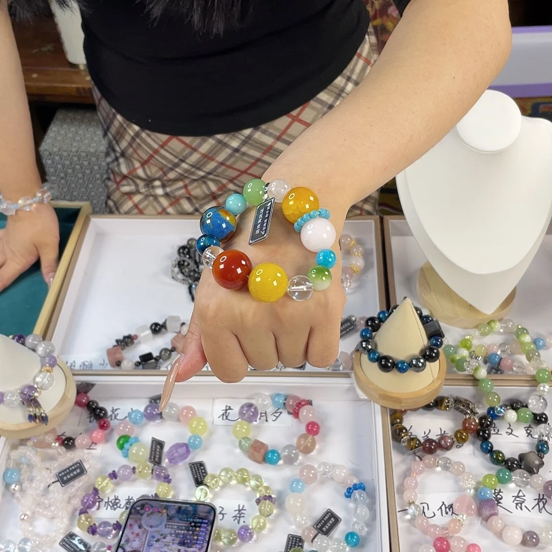 水晶手链银S925镶嵌