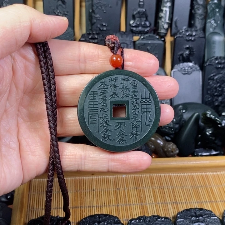 和田玉（青玉）未镶嵌颈饰